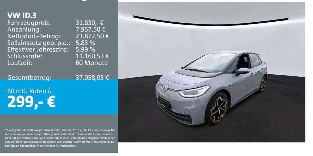 VW ID.3 46.142 km 31.830 &euro; Ettlingen 76275