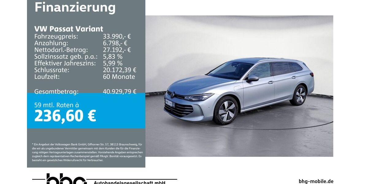 VW Passat Variant 25.420 km 33.990 &euro; Ettlingen 76275