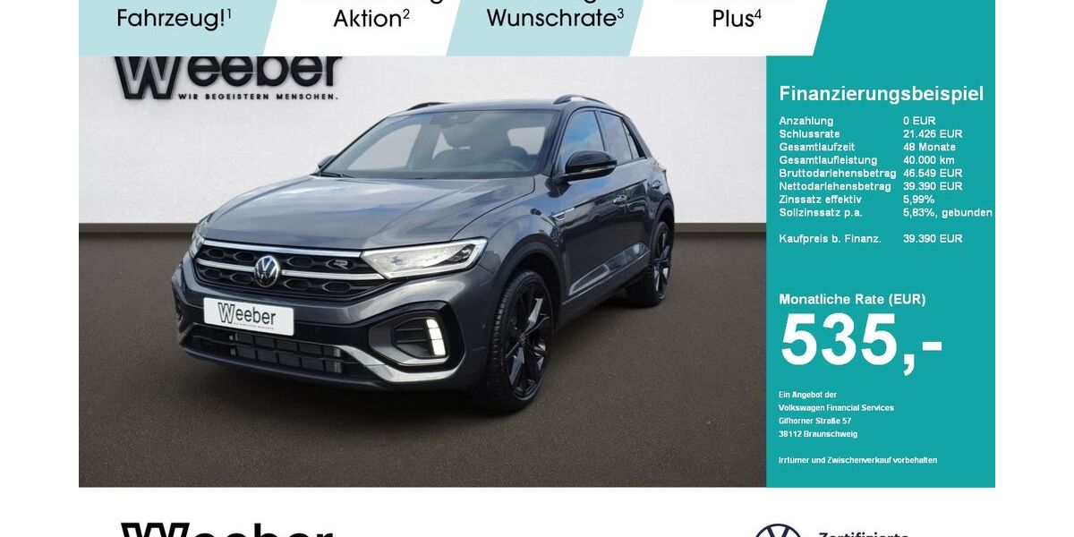 VW T-Roc 2.000 km 38.899 &euro; Calw 75365