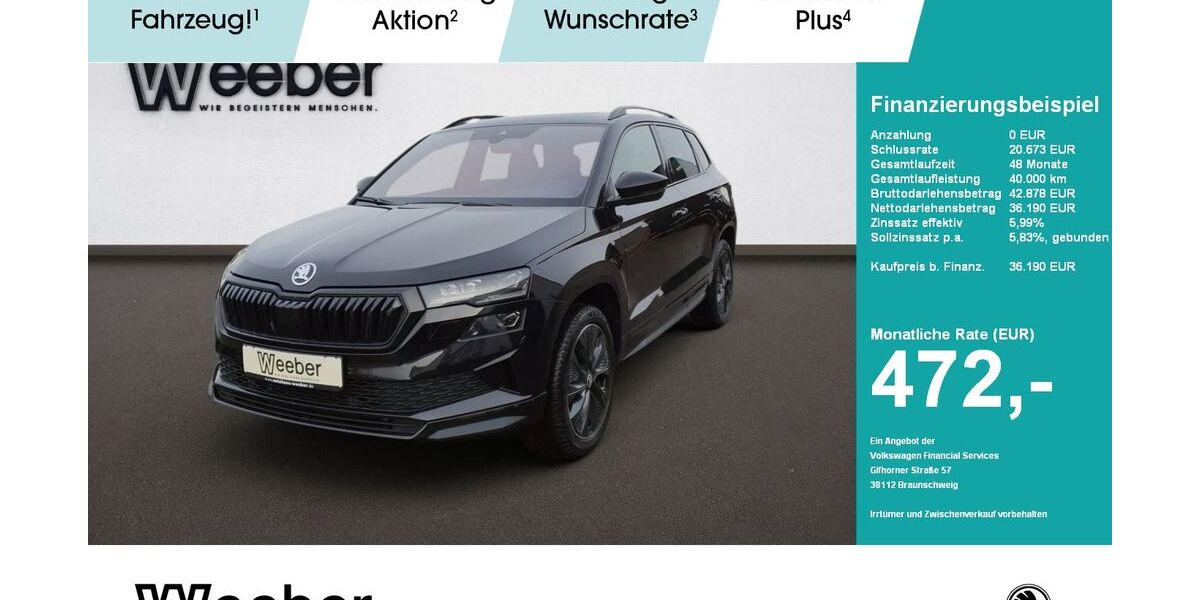Skoda Karoq 16.538 km 36.190 &euro; Calw 75365