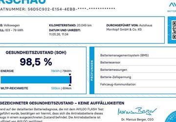 VW ID.3 20.000 km 40.900 &euro; Weingarten 76356