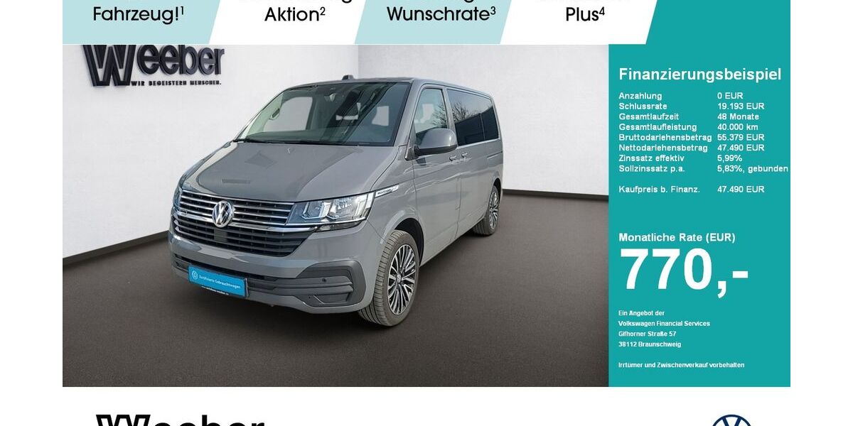 VW T6 Multivan 85.114 km 47.490 &euro; Leonberg 71229