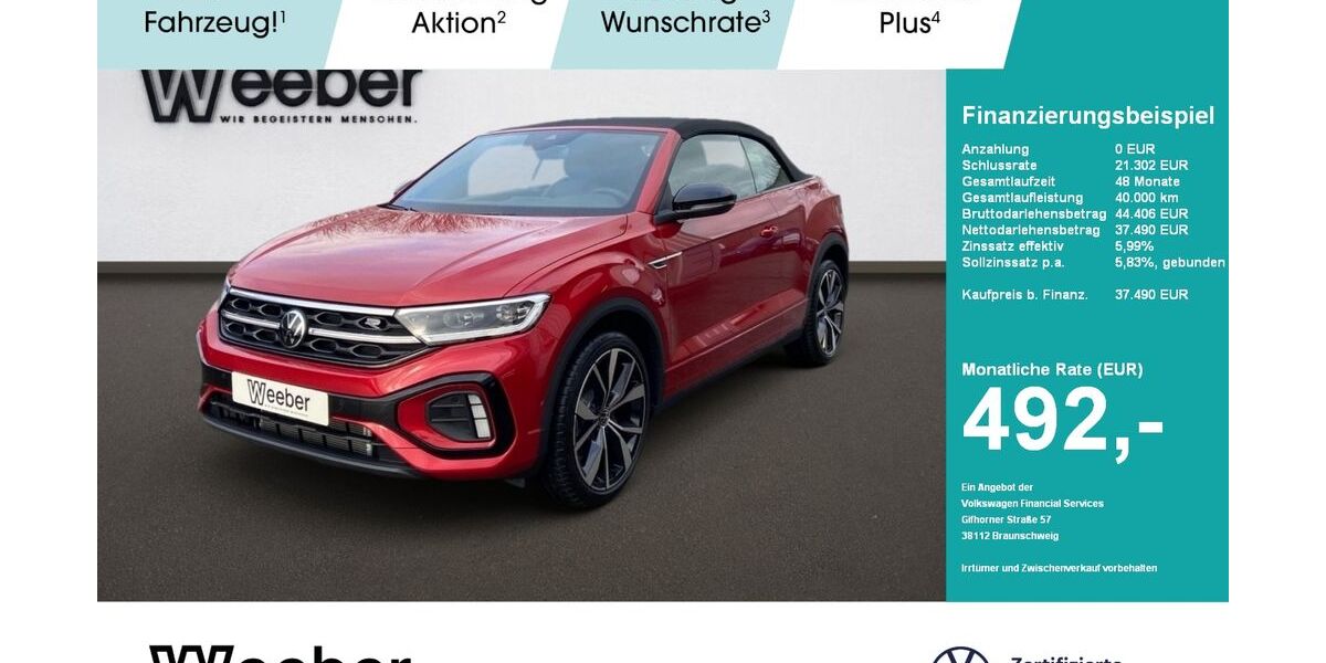 VW T-Roc 7.300 km 36.699 &euro; Calw 75365