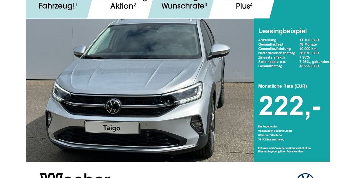 VW Taigo 2.500 km 32.770 &euro; Leonberg 71229