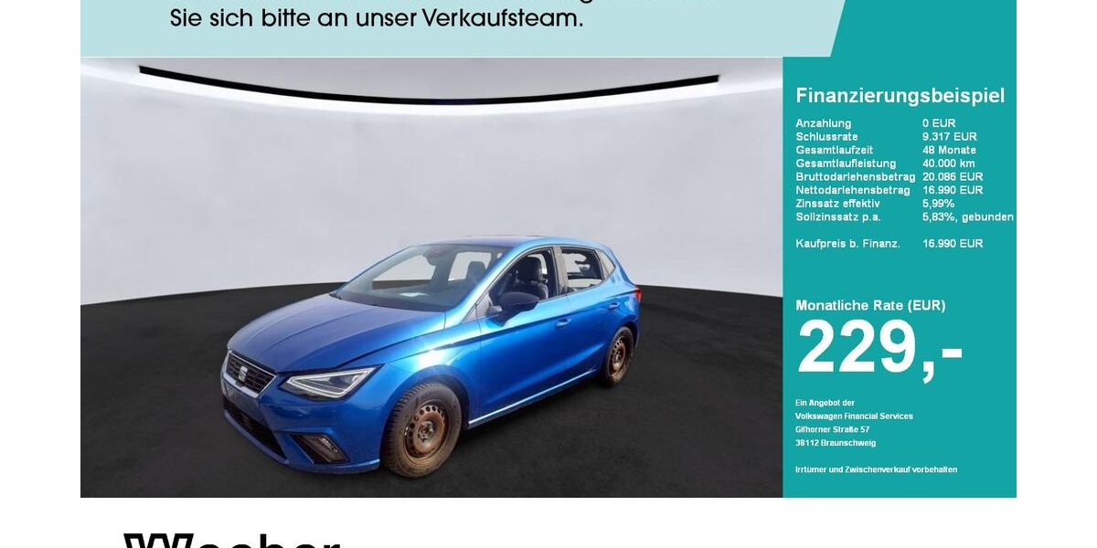 Seat Ibiza 36.729 km 16.850 &euro; Calw 75365