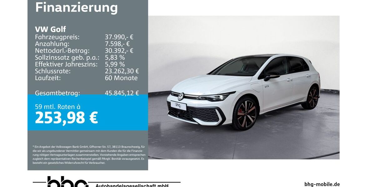 VW Golf 9.179 km 37.990 &euro; Ettlingen 76275