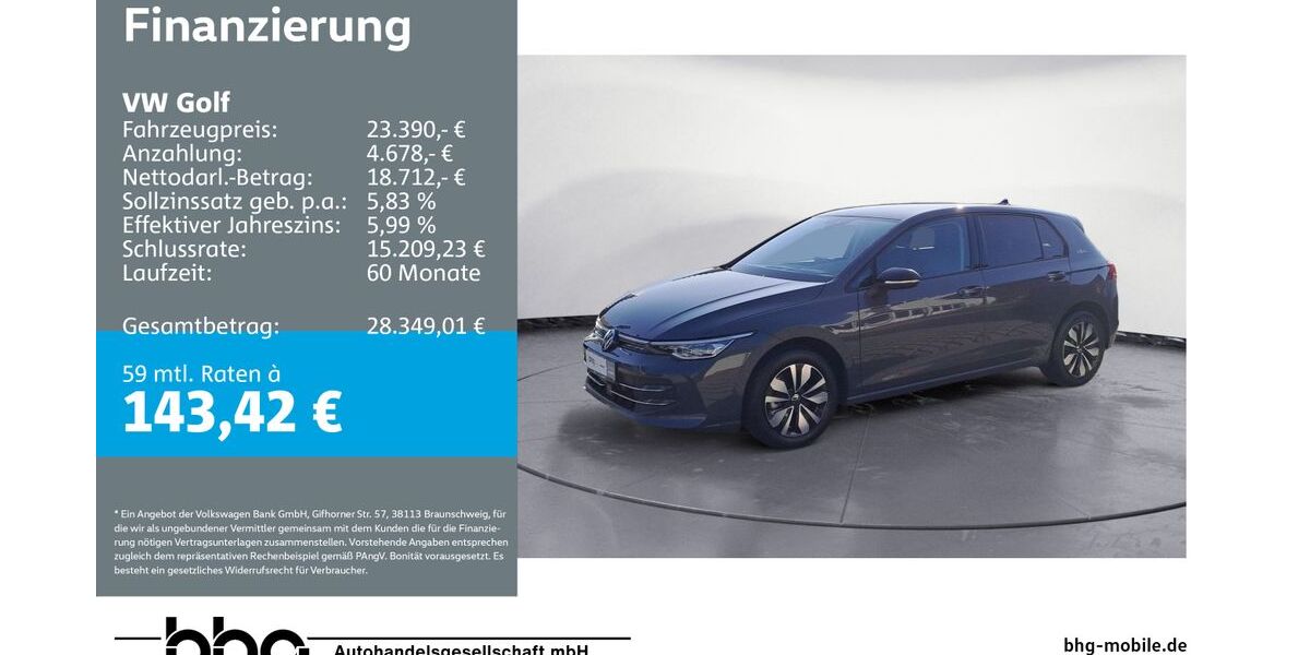 VW Golf 24.749 km 22.960 &euro; Ettlingen 76275