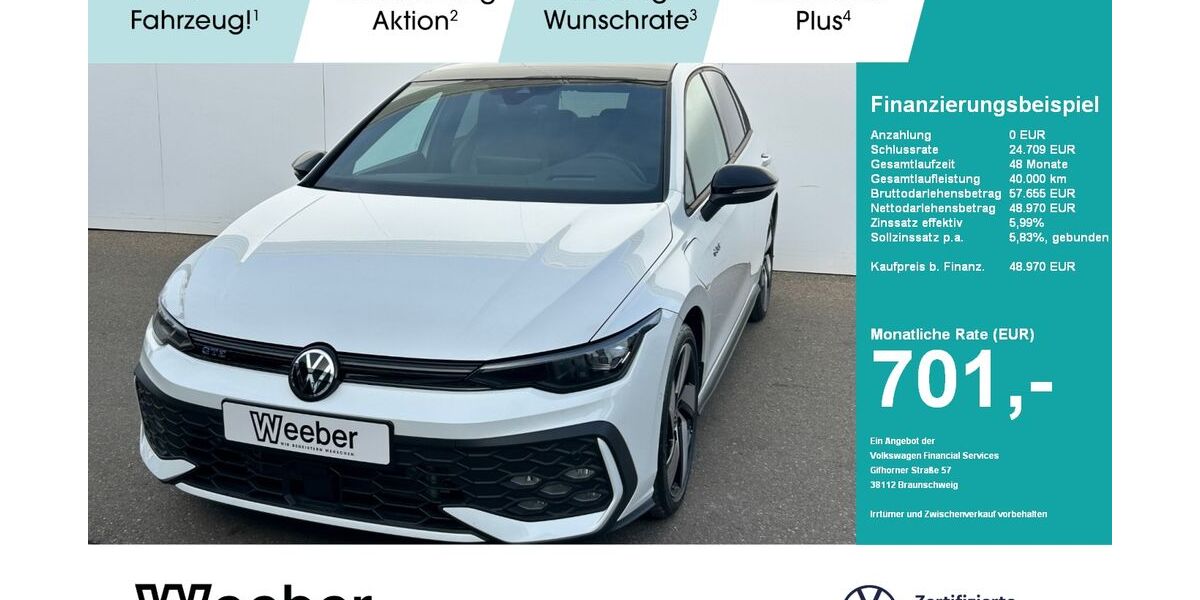 VW Golf 2.500 km 47.470 &euro; Leonberg 71229