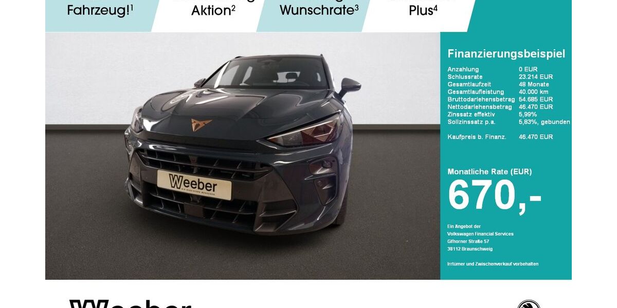 Cupra Terramar 7.900 km 46.470 &euro; Calw 75365