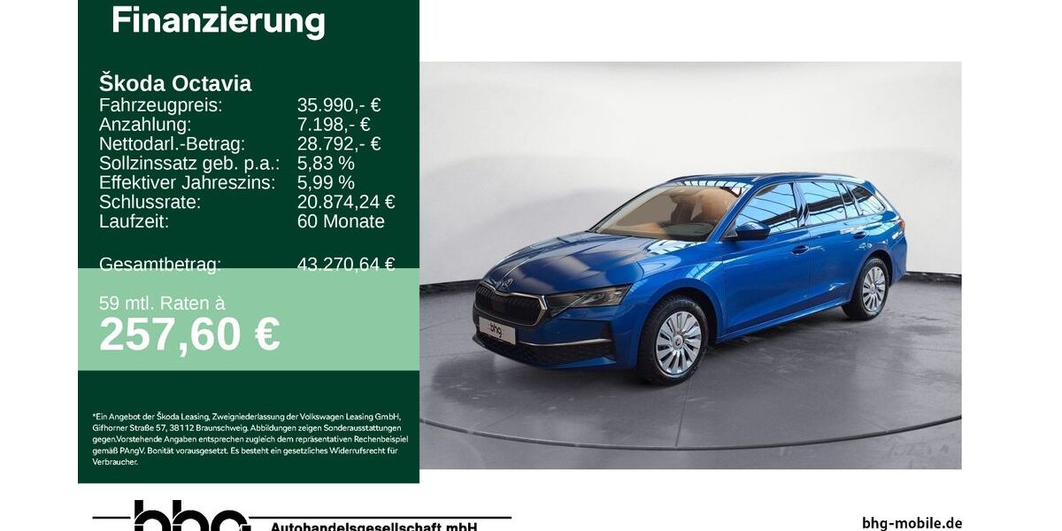 Skoda Octavia 3.682 km 35.990 &euro; Ettlingen 76275