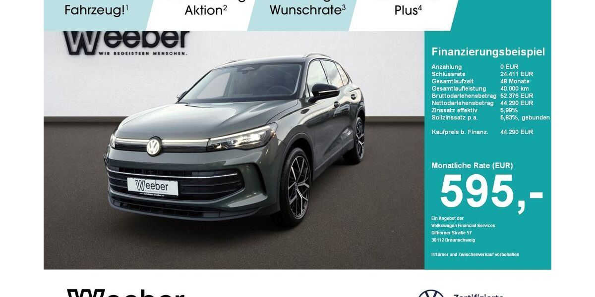 VW Tiguan 2.500 km 44.190 &euro; Calw 75365