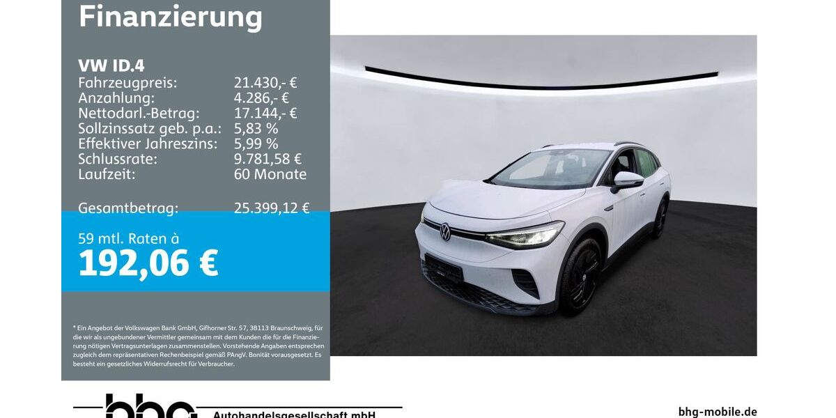 VW ID.4 65.812 km 21.430 &euro; Ettlingen 76275