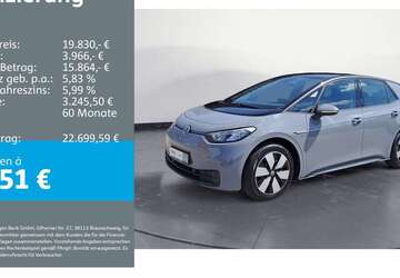 VW ID.3 24.030 km 19.830 &euro; Ettlingen 76275