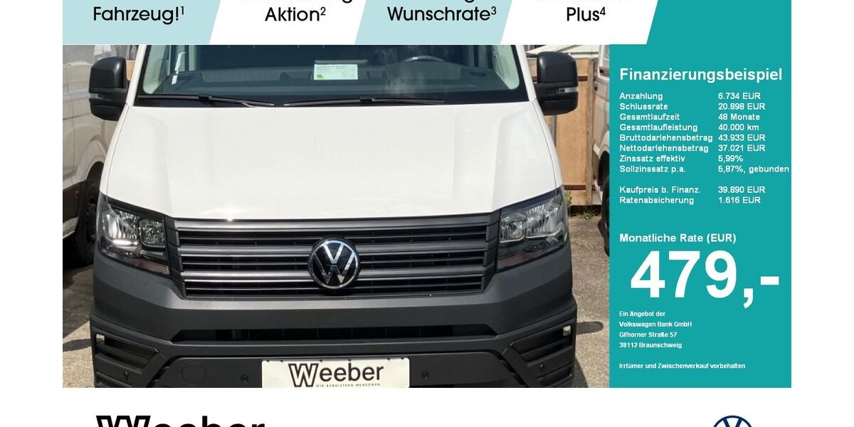 VW Crafter 1.100 km 43.899 &euro; Weil der Stadt 71263