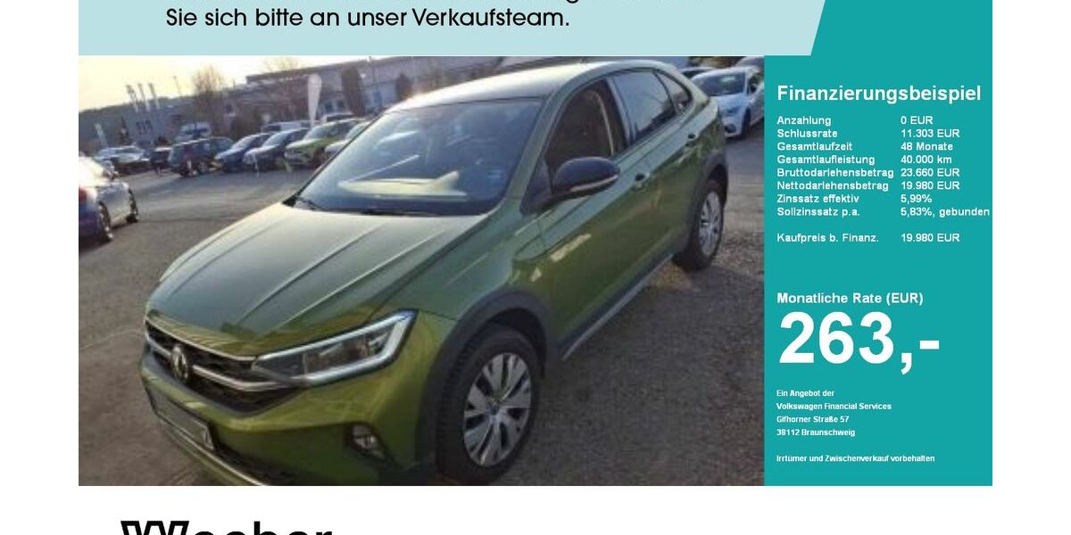 VW Taigo 27.700 km 19.980 &euro; Calw 75365