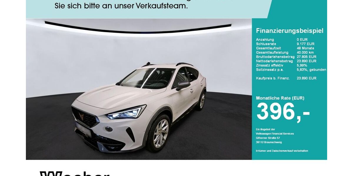 Cupra Formentor 46.052 km 23.490 &euro; Weil der Stadt 71263