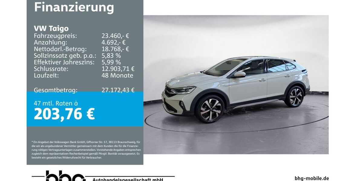 VW Taigo 50.325 km 21.990 &euro; Ettlingen 76275