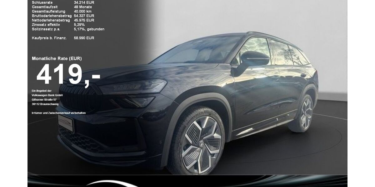 Skoda Kodiaq 8.000 km 58.990 &euro; Gaggenau 76571