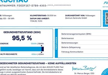 VW ID.3 59.500 km 19.990 &euro; Karlsruhe 76131