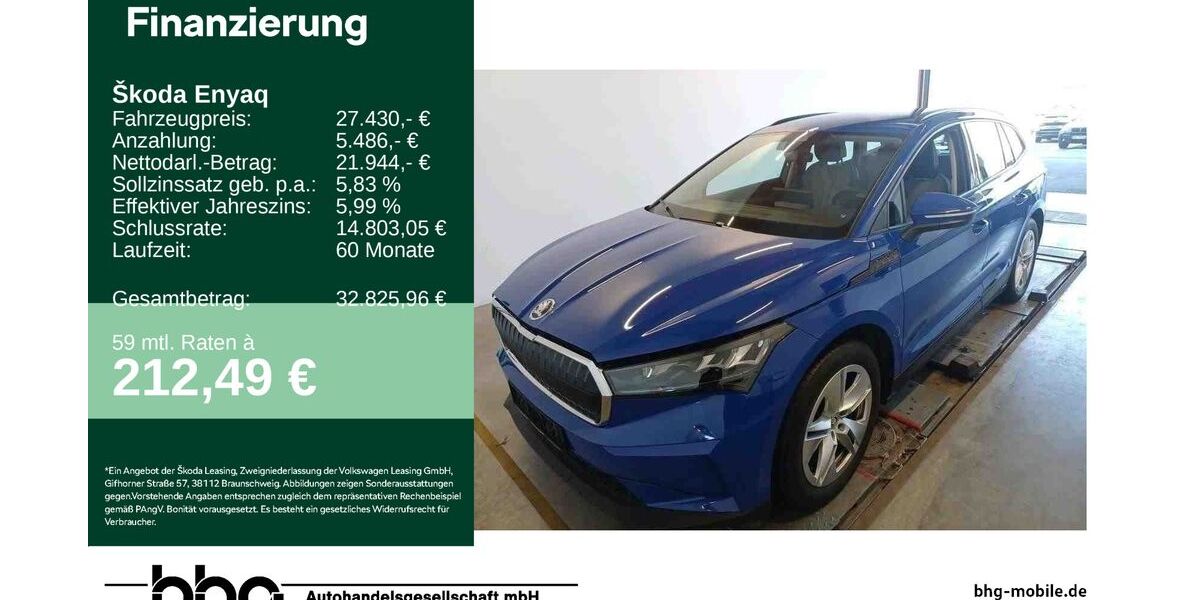 Skoda Enyaq 24.364 km 26.930 &euro; Ettlingen 76275