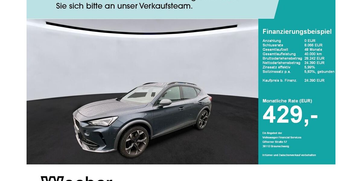 Cupra Formentor 69.692 km 24.390 &euro; Leonberg 71229