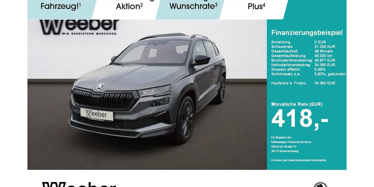 Skoda Karoq 19.980 km 34.350 &euro; Calw 75365