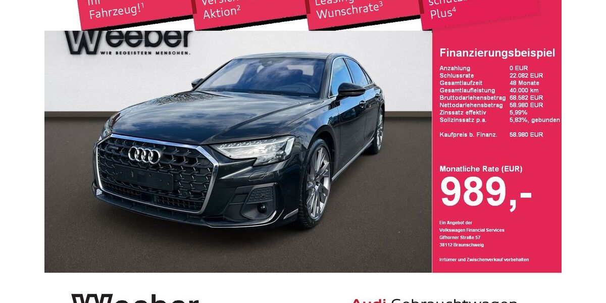 Audi A8 70.663 km 58.980 &euro; Weil der Stadt 71263