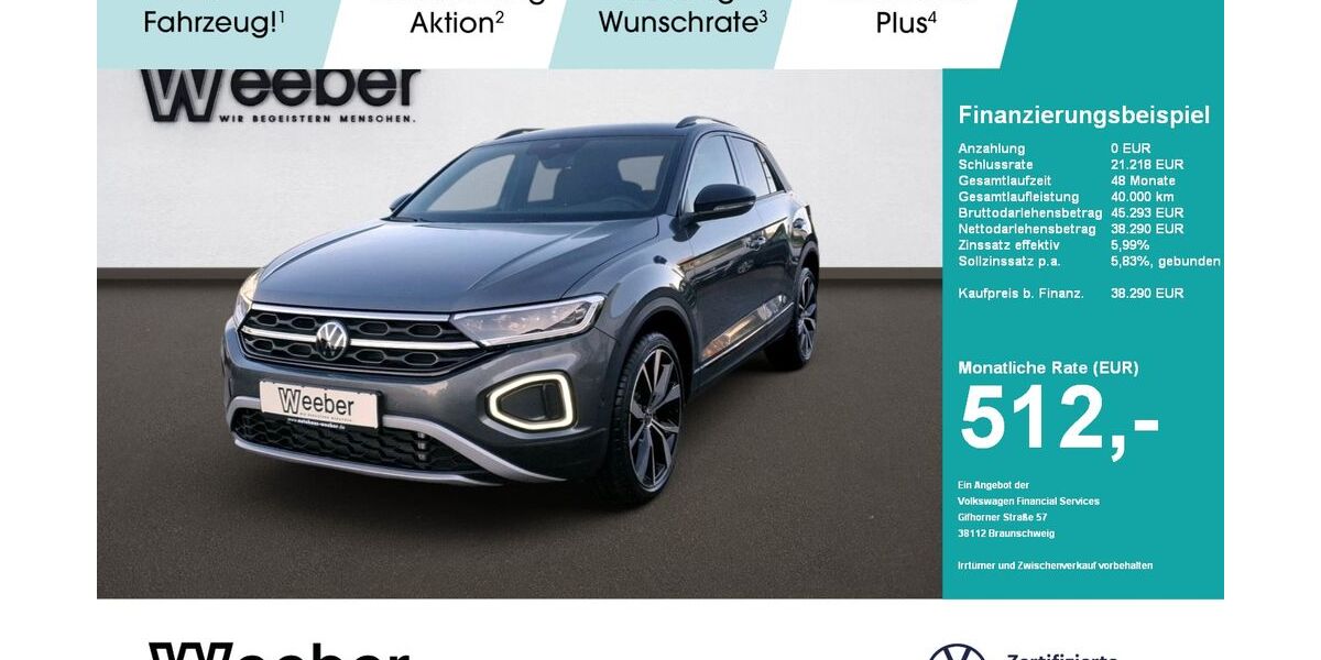 VW T-Roc 1.015 km 37.890 &euro; Calw 75365